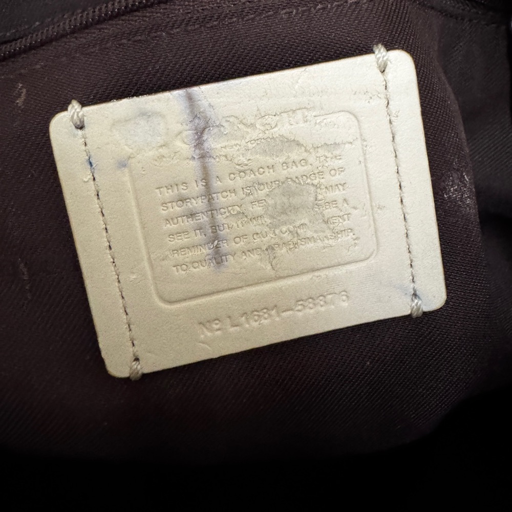 Coach Floral Prairie Satchel 2016 Chalk/Light Pebbled Leather Dust Bag & Tag - Picture 16 of 16